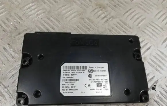 Ford Ecosport Bluetooth control unit module E1BT14D212CB 209J00106 B017701