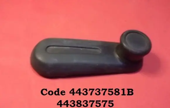 Audi 100 200 5000 C3 Front door window winding handle 443737581B 443837575