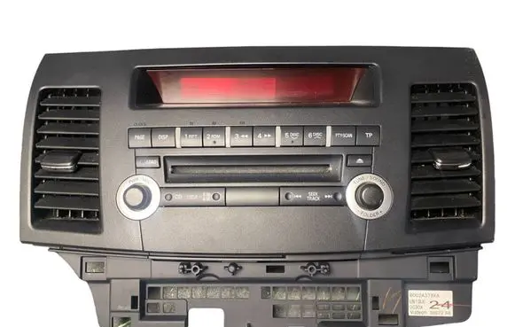 Mitsubishi Lancer X Radio/CD/DVD/GPS head unit 8701A363 03315735 34U262