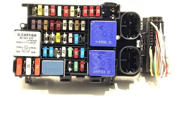 Renault Megane III Fuse box set