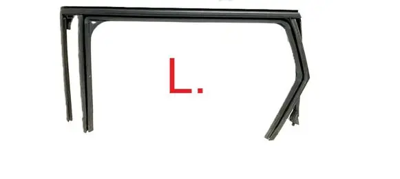 Peugeot 5008 II Rubber seal rear door window/glass 981366028A 36979 98136602XT