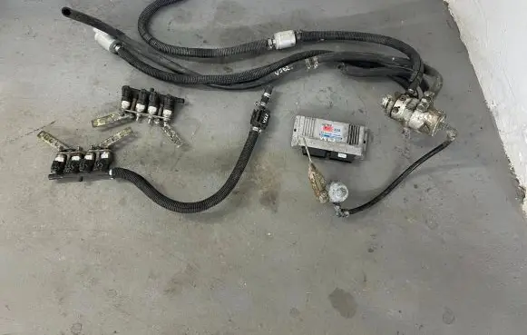 Audi A6 S6 C6 4F Gas equipment kit without a tank LPGTECH 67R016025 110R006045