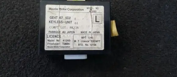 Mazda 626 Other control units/modules GE4T675D2