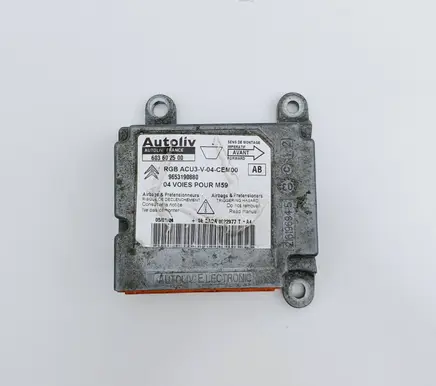 Citroen Berlingo Airbag control unit/module 9653190880 603602500