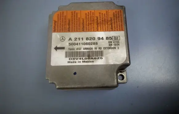 Mercedes-Benz E W211 Airbag control unit/module A2118209485 500411060288