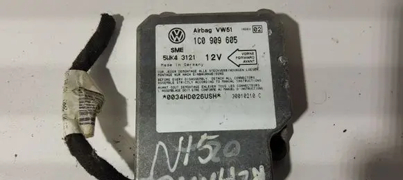 Seat Alhambra (Mk1) Airbag control unit/module 1C0909605 30010210C 5WK43121