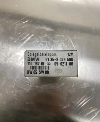 BMW 3 E46 Wing mirror control module 8376506