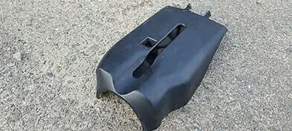 Steering wheel column trim