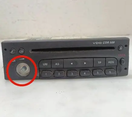 Opel Zafira A Radio/CD/DVD/GPS head unit 24469302