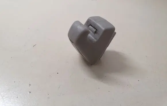 Sun visor clip/hook/bracket