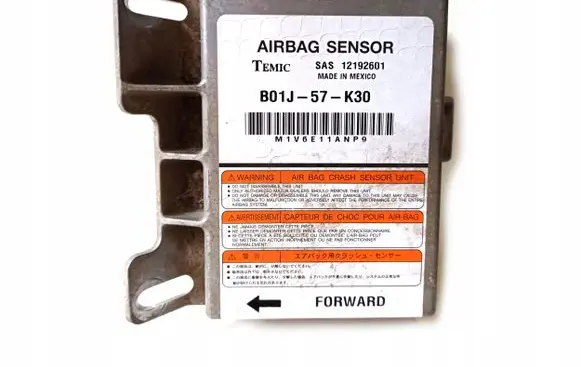 Mazda 323 Airbag control unit/module B01J57K30