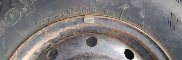 Subaru Legacy R14 steel rim 