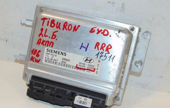 Hyundai Tiburon Engine control unit/module 3910923220 5WY1611E