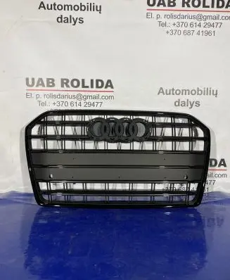 Front bumper upper radiator grill