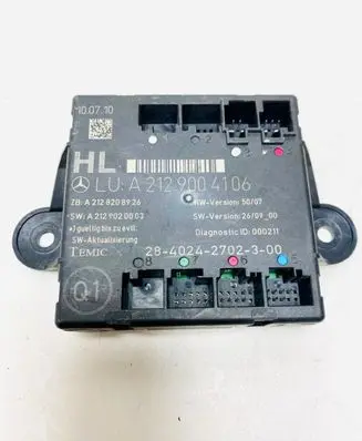 Mercedes-Benz E W212 Door control unit/module A2129004106 A2128208926 A2129020003