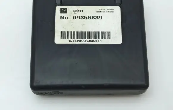 Cadillac STS Seville Central body control module 09356839