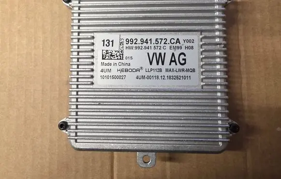 Volkswagen PASSAT B8 LED ballast control module 992941572CA