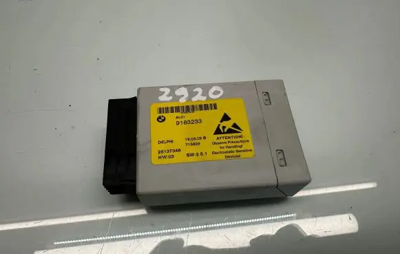 BMW 5 E60 E61 Center console control module 9183233 28137346 715839