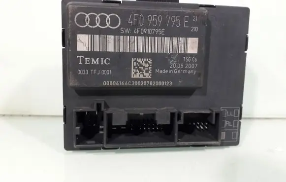 Audi A6 S6 C6 4F Door control unit/module 4F0959795E