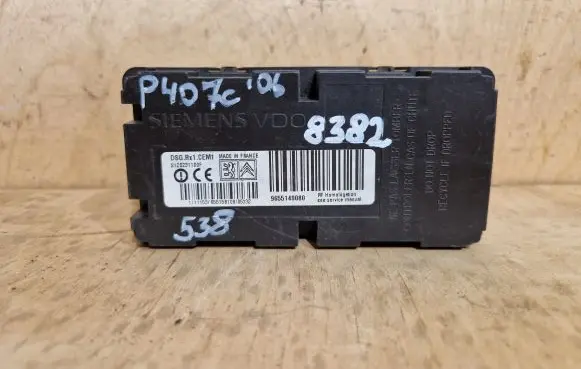 Peugeot 407 Tire pressure control unit 9655140080 S120231100F