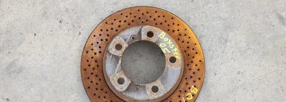 Porsche Boxster 987 Rear brake disc