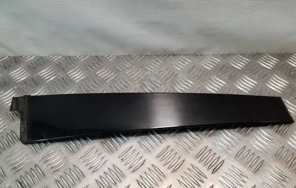 Front door glass trim molding