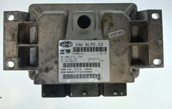 Peugeot 206 Engine control unit/module 9654722680 9647498180 16712054