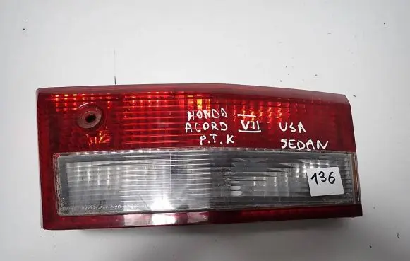 Honda Accord Tailgate rear/tail lights P2772R