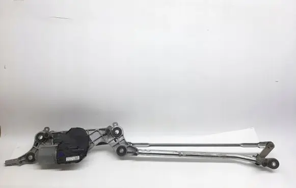 Front wiper linkage and motor