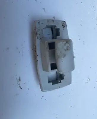 Sun visor clip/hook/bracket