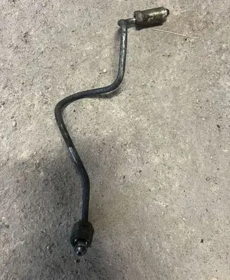 Fuel injector supply line/pipe
