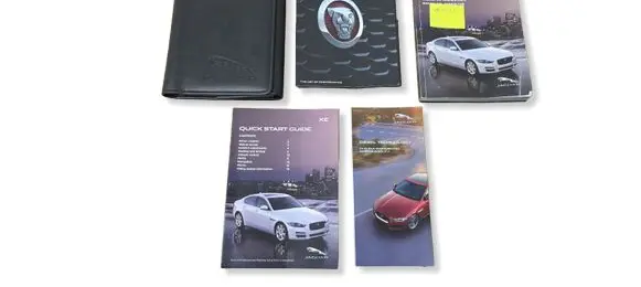 Jaguar XE Owners service history hand book 