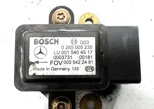Mercedes-Benz E W210 ESP acceleration yaw rate sensor 0265005230 0005422481 000373100181