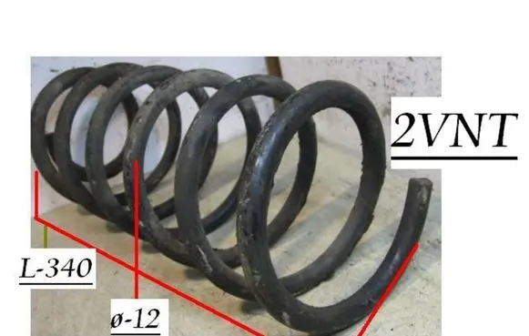 Volkswagen Jetta II Front coil spring
