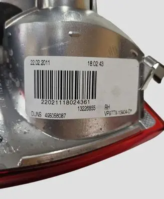 Opel Insignia A Rear/tail lights 13226855 495056087