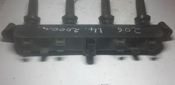Peugeot 206 High voltage ignition coil 9628158580