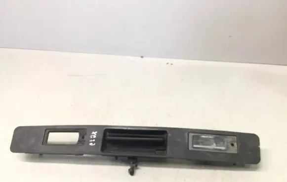 Trunk door license plate light bar