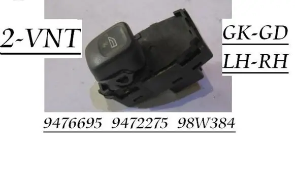 Volvo V70 Electric window control switch 9476695 9472275