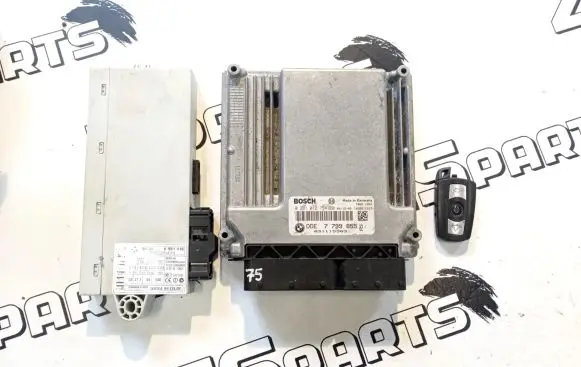 BMW 5 E60 E61 Engine control unit/module 7799855 031115363 5WK49412LBF