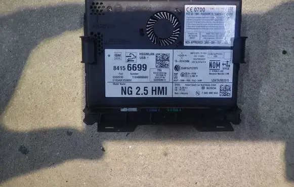 Buick Encore I GPS navigation control unit/module 84156699