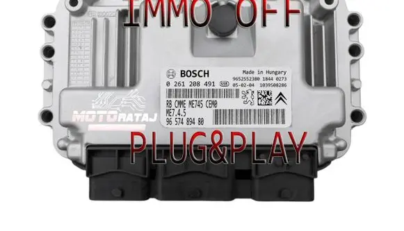 Citroen C4 I Engine control unit/module 0261208491 9657489480