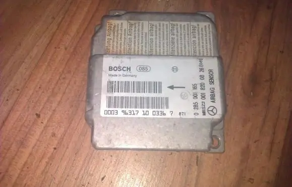 Mercedes-Benz S W140 Airbag control unit/module 0285001165