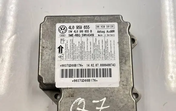Audi Q7 4L Airbag control unit/module 4L0959655 5WK43419 0037GG08B17N