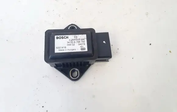 BMW 5 E60 E61 ESP acceleration yaw rate sensor 0265005266 34.52-6758750