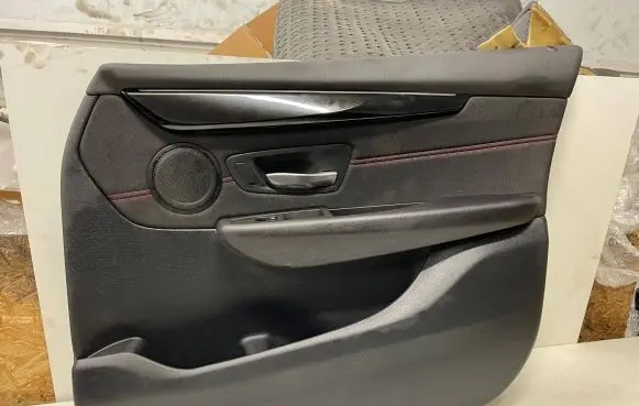 Front door card panel trim
