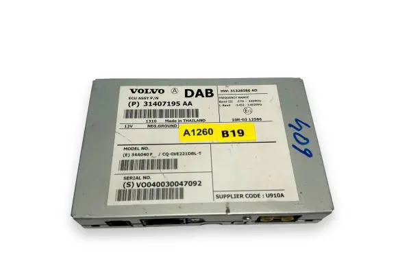Volvo V60 Antenna control unit 31407195AA 34A040F C00VE221DBLT