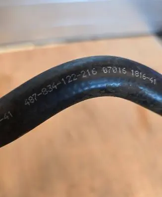 BMW M4 F82 F83 Gearbox oil cooler pipe/hose 487834122216