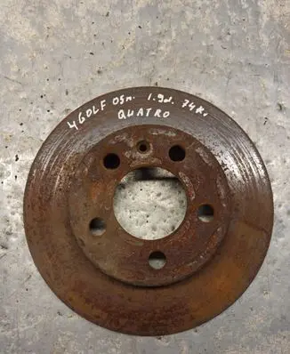 Volkswagen Golf IV Rear brake disc