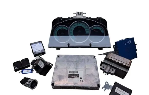 Toyota Corolla Verso AR10 Engine ECU kit and lock set 838000F090 896610F090 MB1758007612