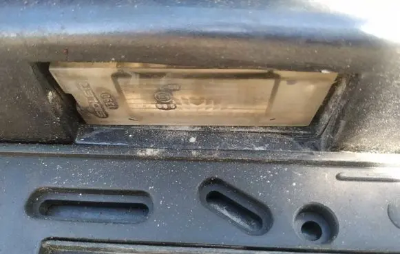 Renault Laguna II Number plate light